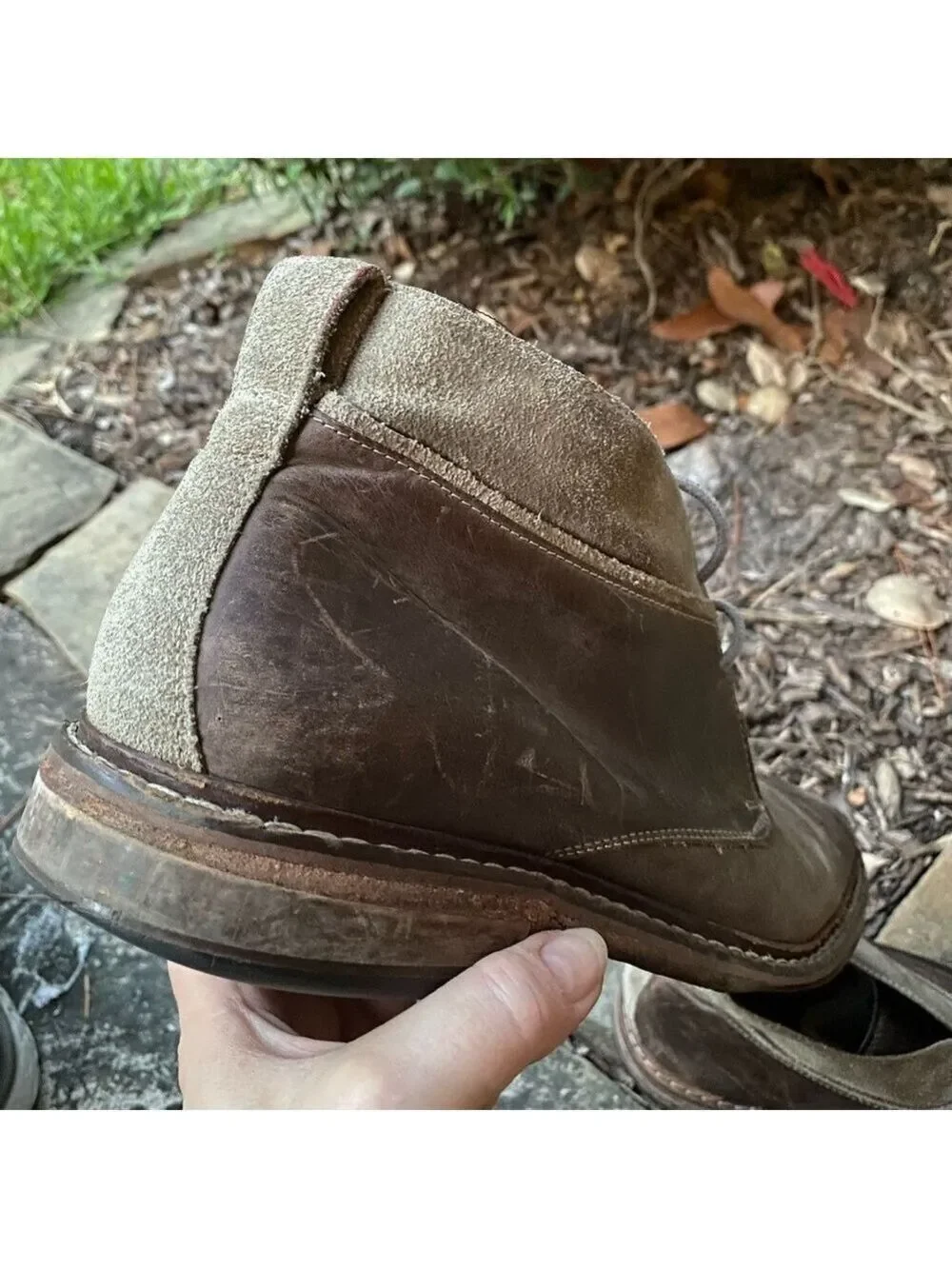 Cole Haan Williams Chukka II Dress Boot Men’s size 12 Brown Leather & Suede City